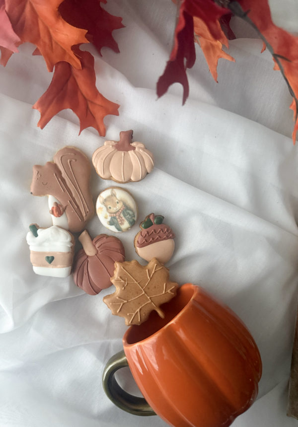 tasse automne et ses biscuits