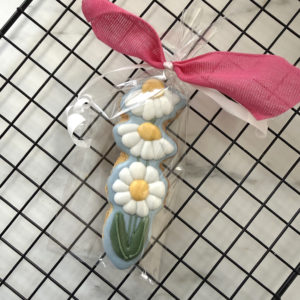 Ventes flash - Pâques - Biscuit individuel - fleurs