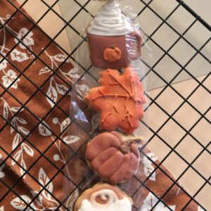 Set automne biscuits 4 pieces